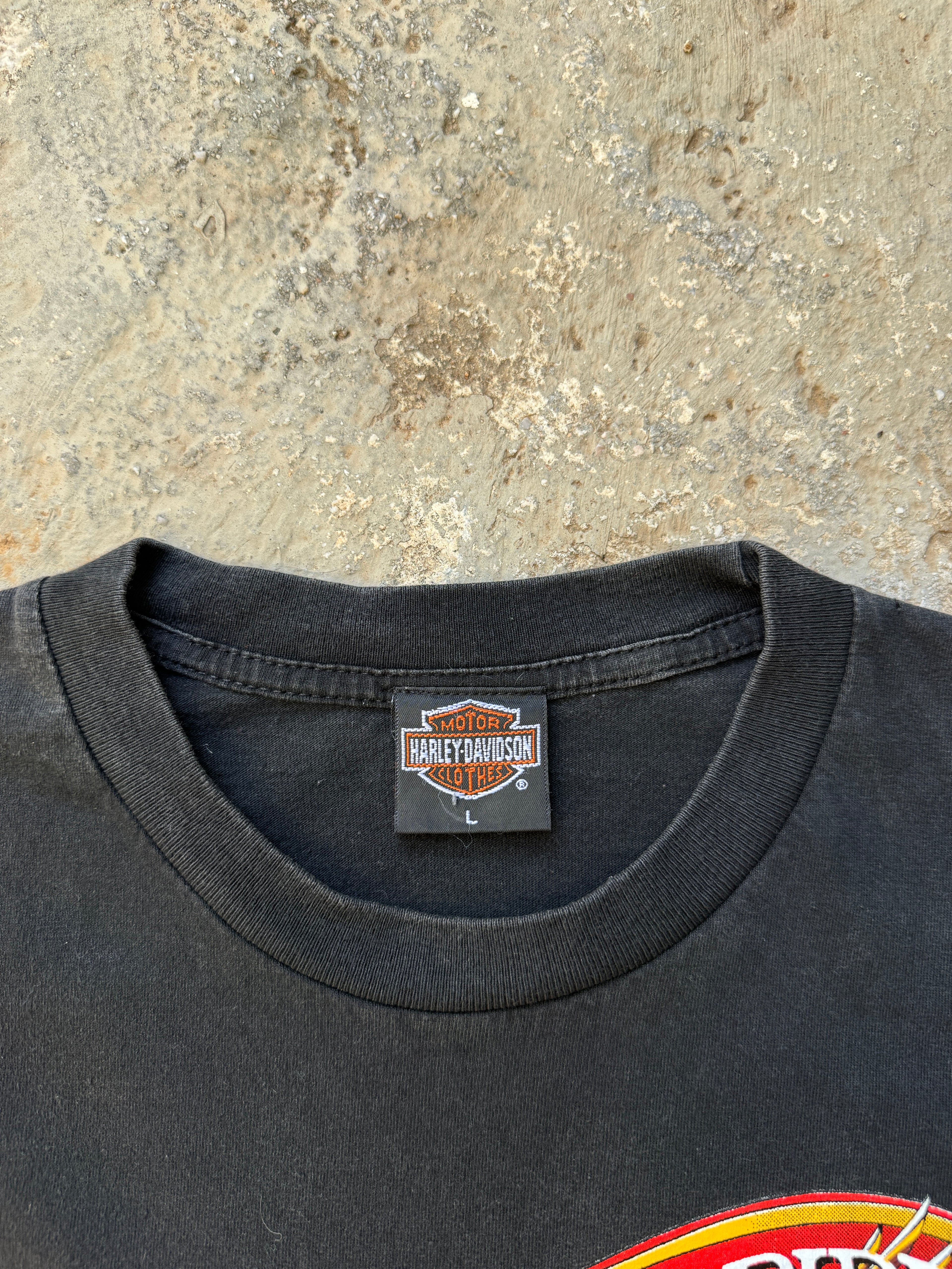 1991 3D Emblem Harley Davidson "I ride with pride" tee