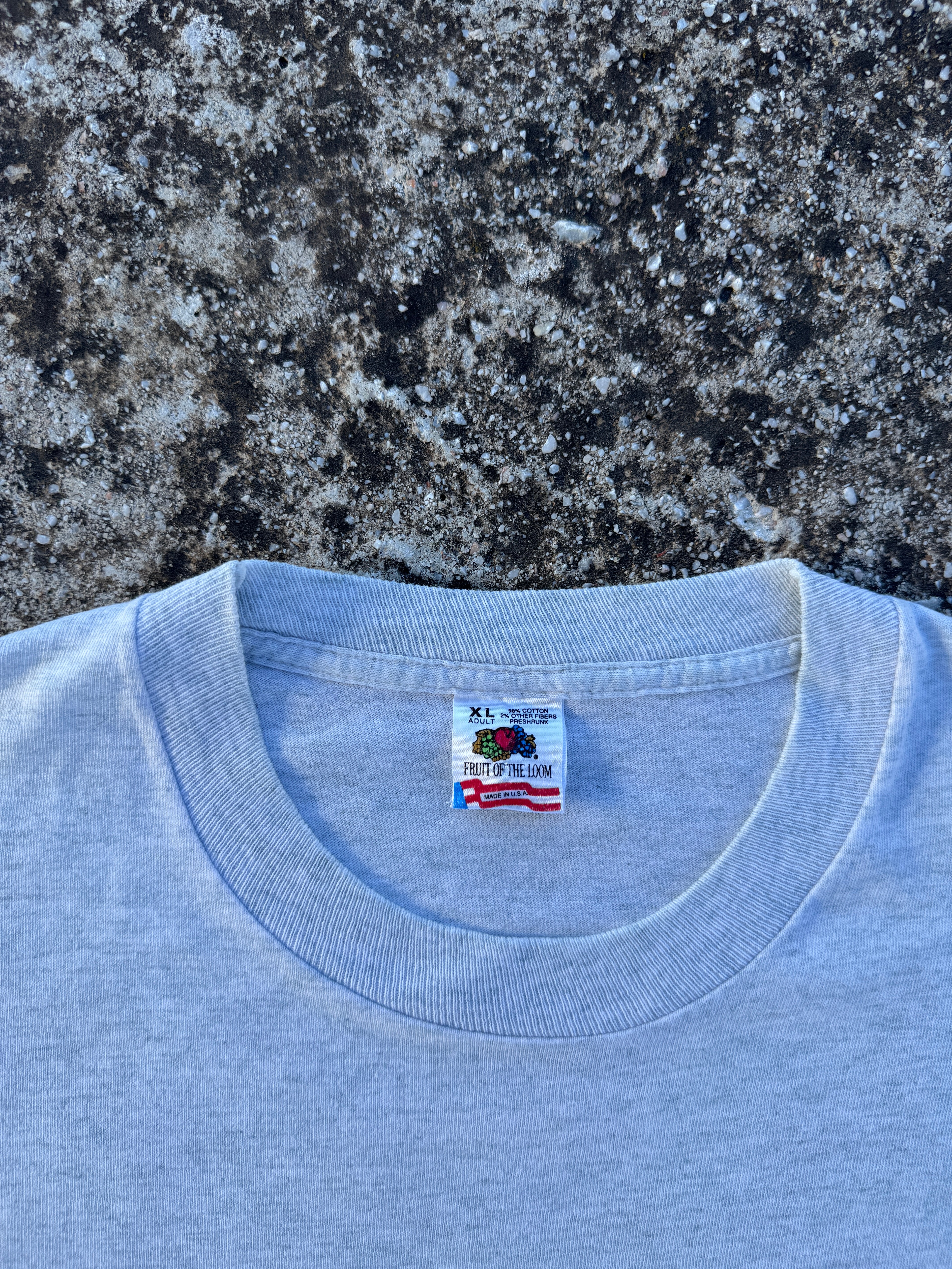 1990s "Hot Buttered" single stitch tee made in USA