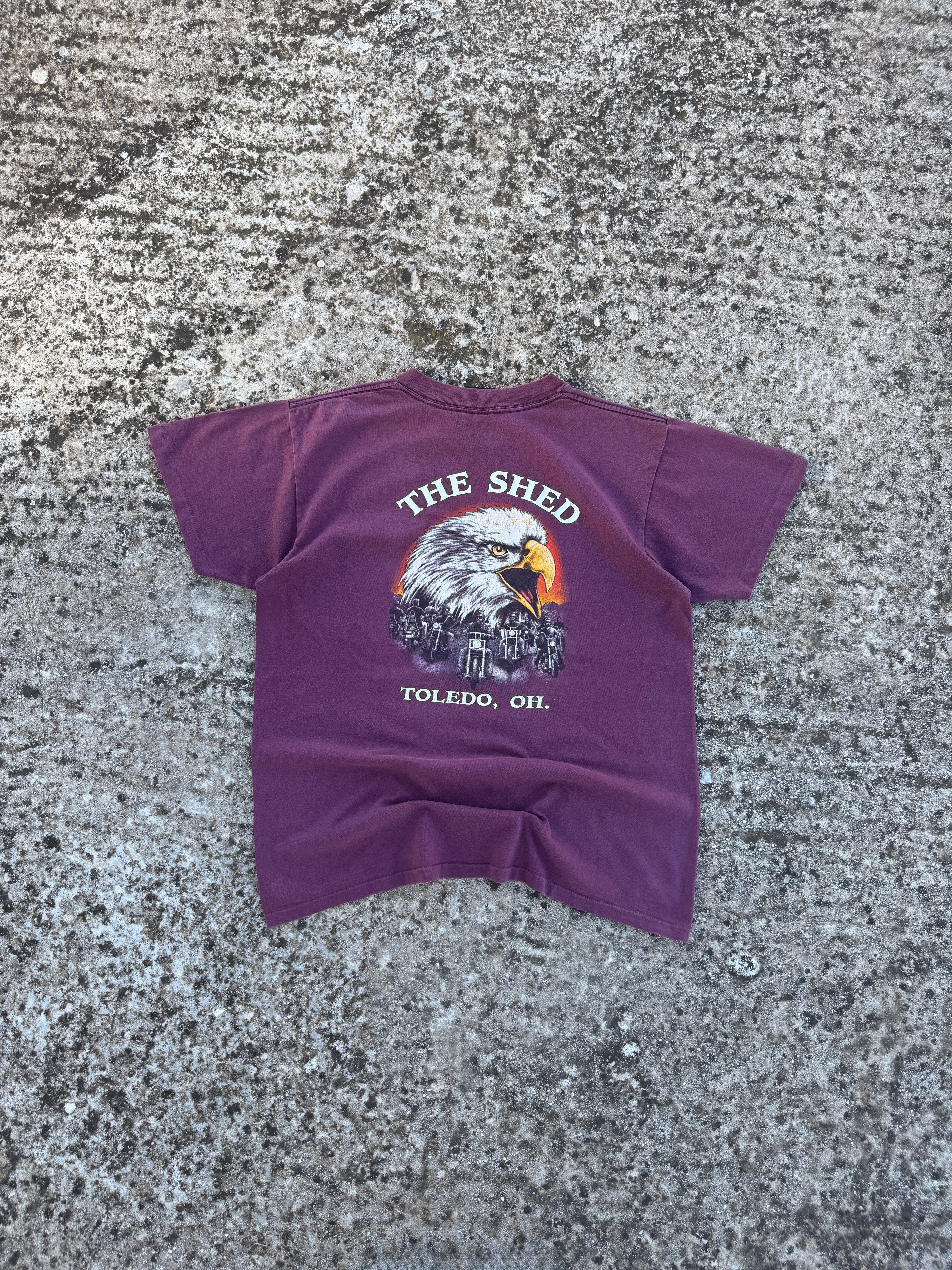 1993 3D Emblem "Ride with the Wind" single stitch tee made in USA