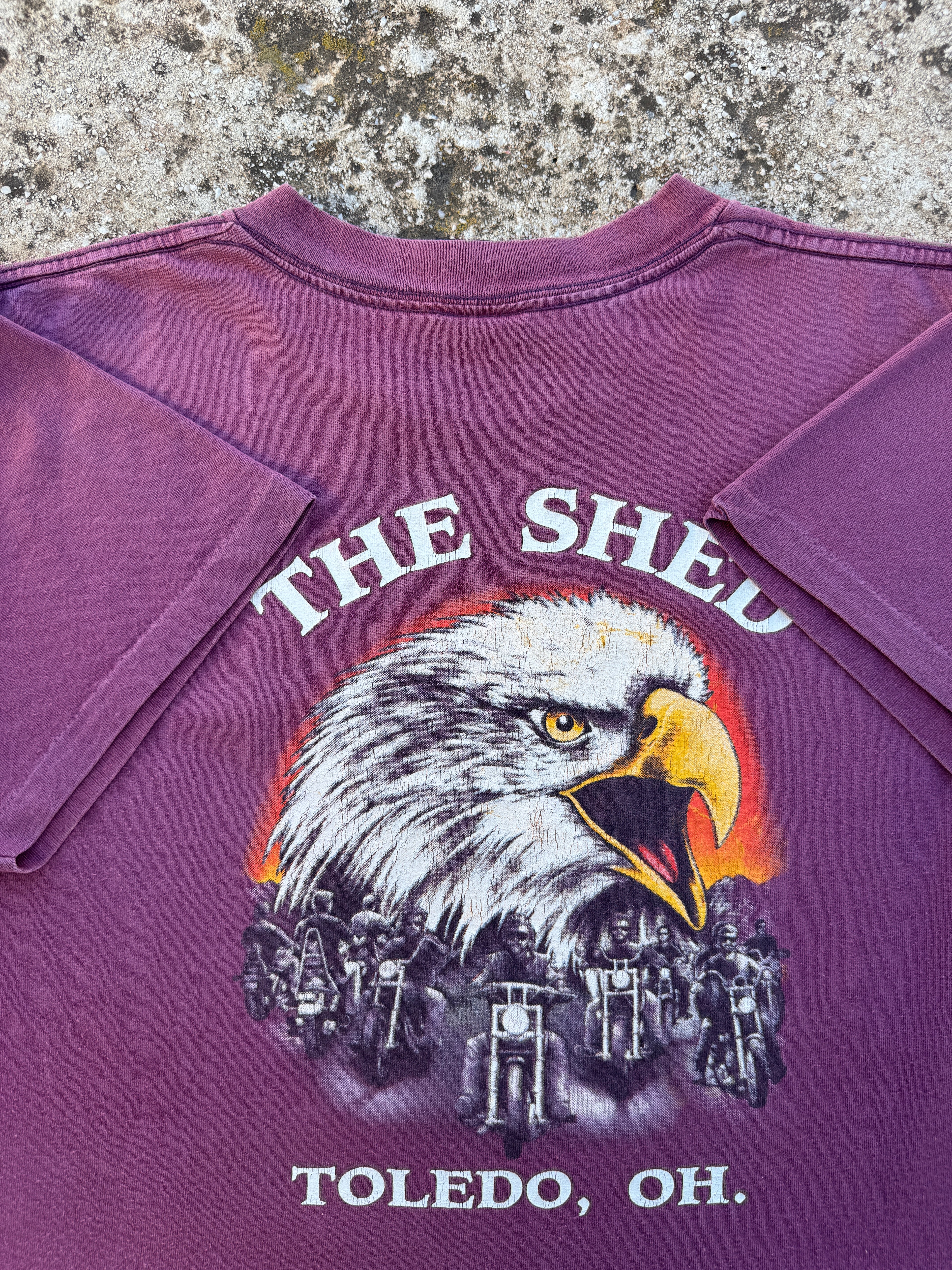 1993 3D Emblem "Ride with the Wind" single stitch tee made in USA